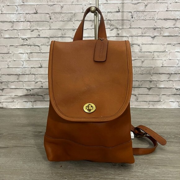 Vintage Coach Daypack No.E1D-9791 Vintage Coach 9791 Daypack Backpack Dark Brown | eBay main image 2